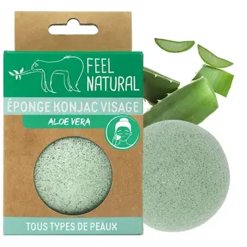 Aloe Vera Konjac arcápoló szivacs