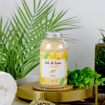 Fürdősó 450 g - Vanília illatú