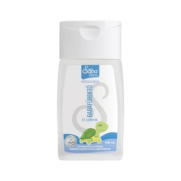 SÁBA DERM BABAFÜRDETŐ ÉS SAMPON 100 ML