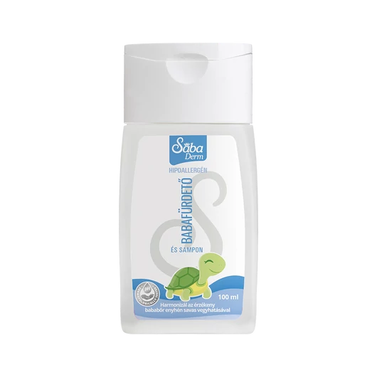 SÁBA DERM BABAFÜRDETŐ ÉS SAMPON 100 ML