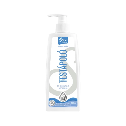 SÁBA DERM ARC ÉS TESTÁPOLÓ 400 ML